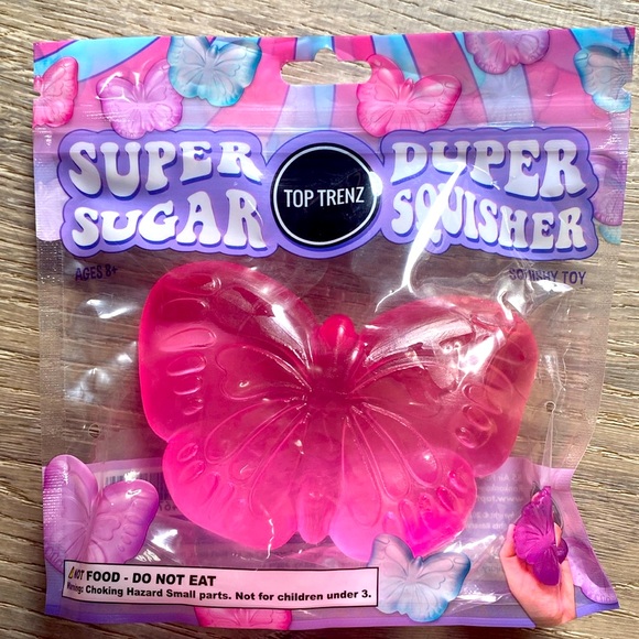 Top Trenz Other - Super Duper Sugar Squishy Beautiful Butterfly 🦋